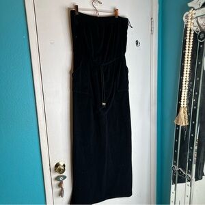 Chic Black Swim Coverup with Elastic Waist